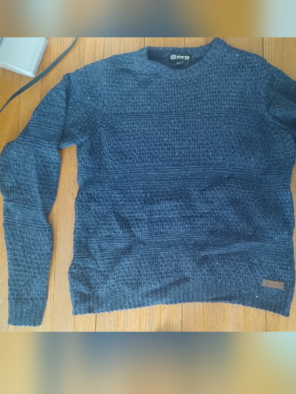 Cable Knit Merino Wool Sweater (Medium/Large
